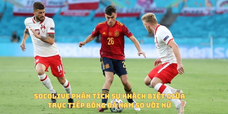 Socolive phân tích sự khác biệt giữa bóng đá nam và nữ